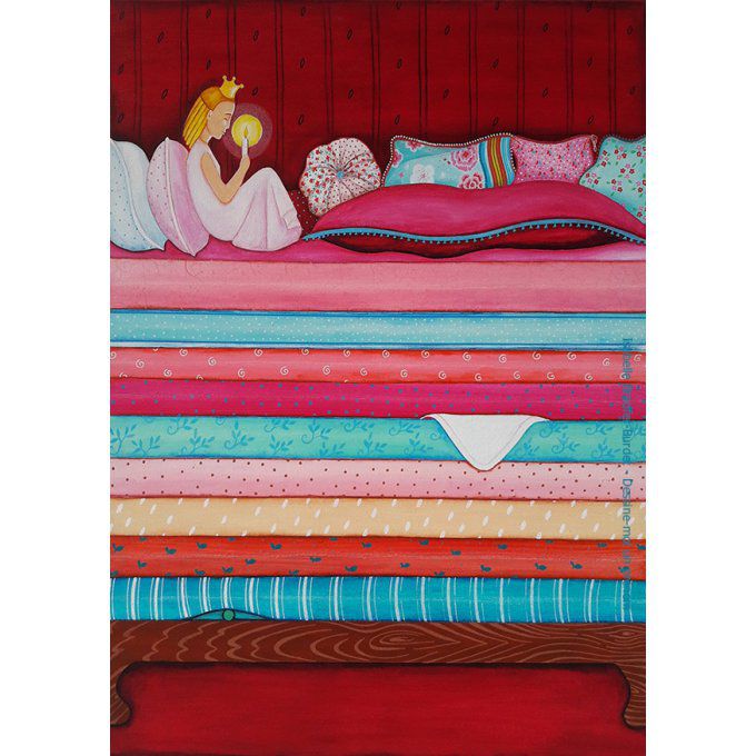 Carte - La princesse au petit pois