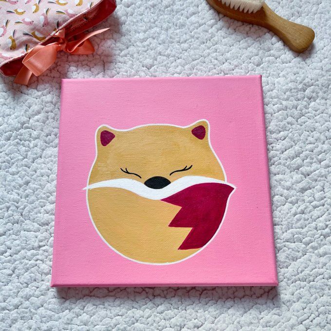 Tableau pour enfant Renarde