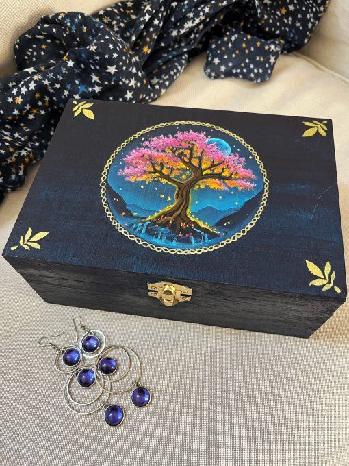 Boite à bijoux Arbre japonais