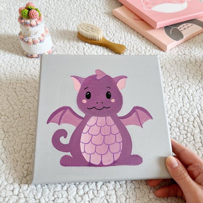 Tableau pour enfant dragon 