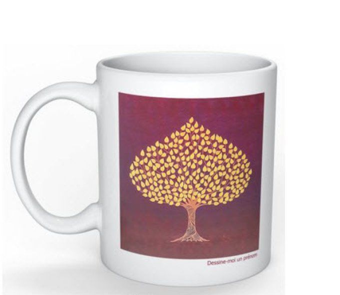 Mug Arbre de vie grenat